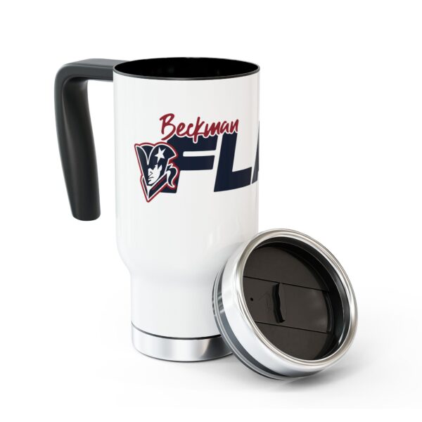 Stainless Steel Travel Mug with Handle, 14oz