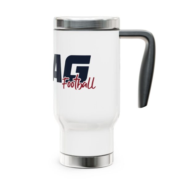 Stainless Steel Travel Mug with Handle, 14oz