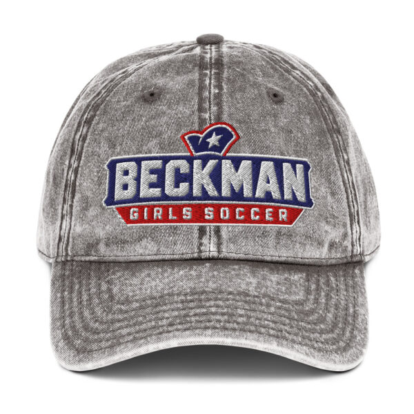 Beckman Girls Soccer Vintage Cotton Twill Cap
