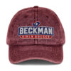 Beckman Girls Soccer Vintage Cotton Twill Cap
