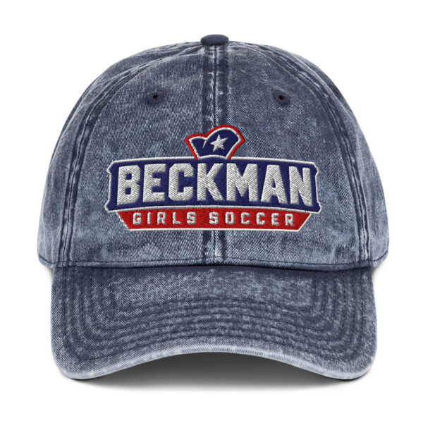 Beckman Girls Soccer Vintage Cotton Twill Cap