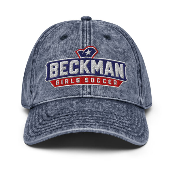 Beckman Girls Soccer Vintage Cotton Twill Cap