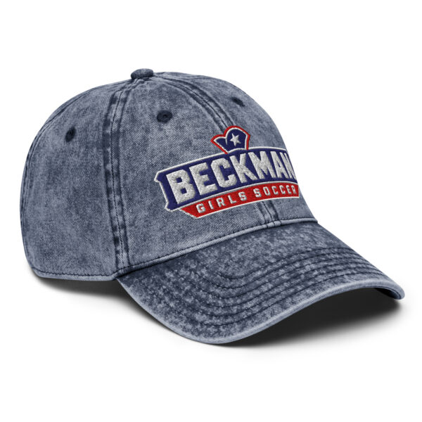 Beckman Girls Soccer Vintage Cotton Twill Cap