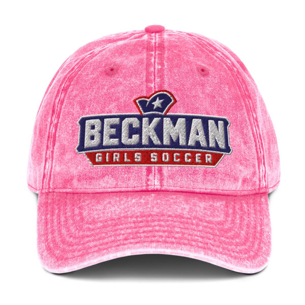 Beckman Girls Soccer Vintage Cotton Twill Cap
